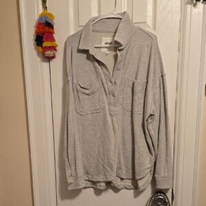 NWOT AERIE Light Gray Women's SWEATSHIRT